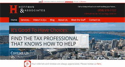 Desktop Screenshot of hoffmantaxesandaccounting.com